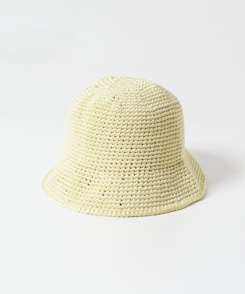 URBAN RESEARCH DOORS(アーバンリサーチドアーズ)/KIJIMA TAKAYUKI　HAND KNIT BUCKET HAT/CREAM