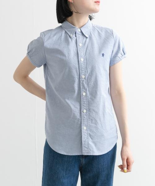URBAN RESEARCH DOORS(アーバンリサーチドアーズ)/GYMPHLEX　FRENCH SLEEVE SHIRTS/BLUE
