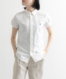 URBAN RESEARCH DOORS(アーバンリサーチドアーズ)/GYMPHLEX　FRENCH SLEEVE SHIRTS/WHITE