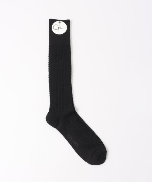 EDIFICE(エディフィス)/【CONLEAD / コンリード】Lace Socks Long/ブラック