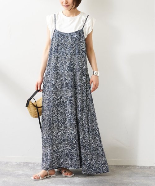 journal standard  L'essage (ジャーナルスタンダード　レサージュ)/【LUSANA / ルサーナ】JEN DRESS：ワンピース/ネイビー