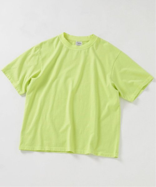 JOURNAL STANDARD relume Men's(ジャーナルスタンダード　レリューム　メンズ)/【米富繊維 / Yonetomi】別注 ガーメントダイTシャツ/イエローB