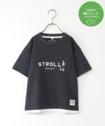 ikka kids/【親子おそろい】裾レイヤー刺繍Tシャツ（120〜160cm）/505859138
