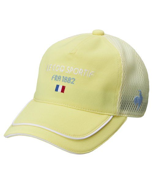 le coq sportif GOLF (ルコックスポルティフ（ゴルフ）)/シーズンモチーフメッシュキャップ/イエロー