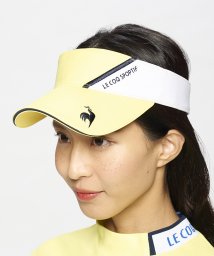 le coq sportif GOLF (ルコックスポルティフ（ゴルフ）)/シーズンモチーフ切り替えサンバイザー/イエロー