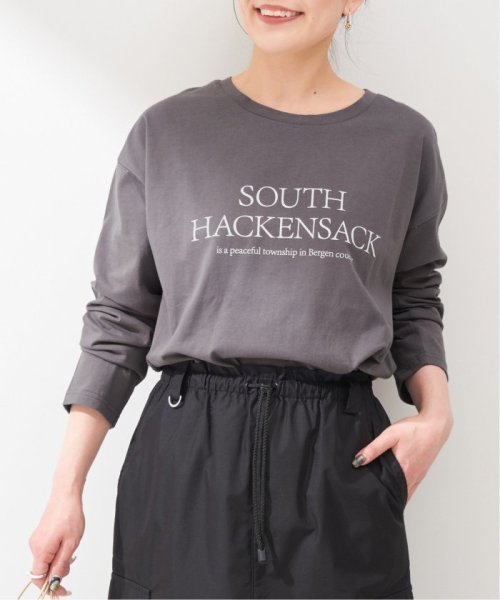 B.C STOCK(ベーセーストック)/SOUTH HACKENSACK ロゴロンT/ブラックD