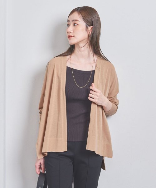 UNITED ARROWS(ユナイテッドアローズ)/18G ガウンカーディガン/BEIGE