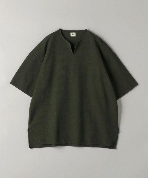 BEAUTY&YOUTH UNITED ARROWS(ビューティーアンドユース　ユナイテッドアローズ)/＜blurhms＞ サーマル ショートスリーブ カットソー/OLIVE