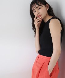 NATURAL BEAUTY BASIC(ナチュラルビューティーベーシック)/アメスリリブニット/クロ