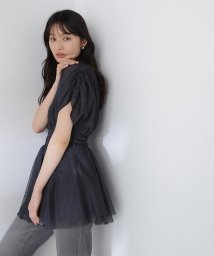 NATURAL BEAUTY BASIC/チュールシアーチュニック/506034358