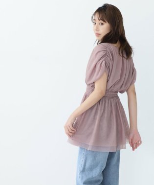 NATURAL BEAUTY BASIC/チュールシアーチュニック/506034358