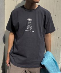 NOLLEY’S goodman(ノーリーズグッドマン)/【BARNS OUTFITTERS】別注タフネックTシャツ COME AS YOU ARE/チャコールグレー
