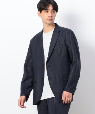 COMME CA ISM MENS/【セットアップ対応】エンボス ストライププリント セットアップジャケット/506035950