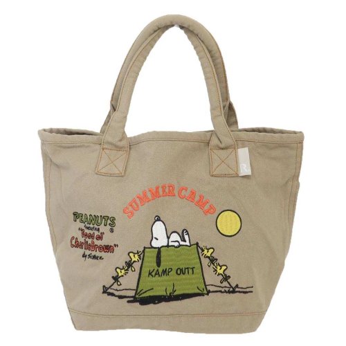 cinemacollection(シネマコレクション)/スヌーピー ランチバッグ IP Peanuts 9C DELIミニバッグ ウォッシュ加工 刺繍柄 Camp ピーナッツ ルートート お弁当かばん かわいい キャ/その他