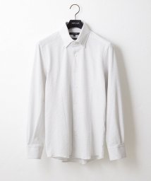 MICHEL KLEIN HOMME(ミッシェルクランオム)/《日本製》ラッセルジャガードシャツ/ホワイト（90）