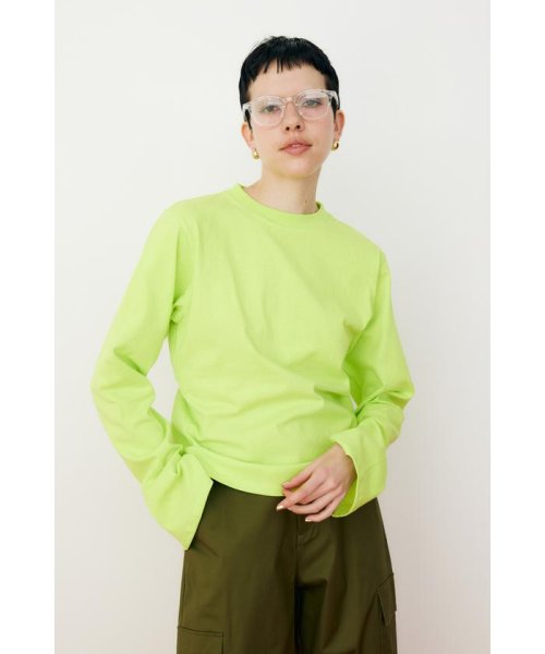 HeRIN.CYE(ヘリンドットサイ)/Back open gather tops/LIME