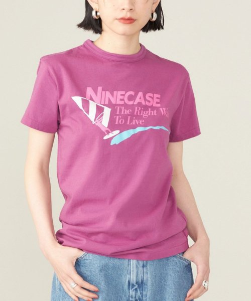 SHIPS WOMEN(シップス　ウィメン)/《予約》SHIPS NINE CASE:YACHT TEE ◆/パープル