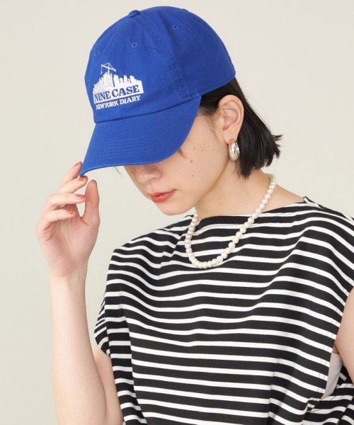 SHIPS WOMEN(シップス　ウィメン)/《予約》SHIPS NINE CASE:NY DIARY CAP ◆/ブルー