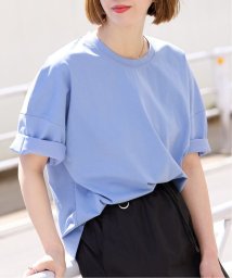 B.C STOCK(ベーセーストック)/シンプルゆるT/ブルーA