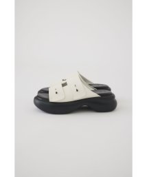 RIM.ARK(リムアーク)/Volume sole sandal/WHT