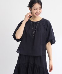 Reflect/【春SALE/E‐QUALITY/セットアップ可／洗える】袖コンシャスシアーブラウス/506041472