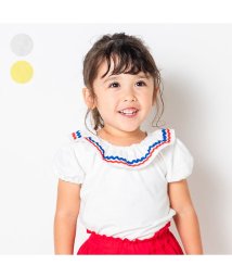 moujonjon/【子供服】 moujonjon (ムージョンジョン) ライン入り衿付き半袖Tシャツ 80cm～140cm M42805/506041506