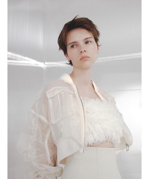 snidel】Sustainableオーガンジーブルゾン （snidel