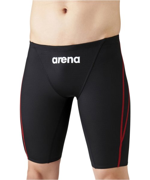 arena(アリーナ)/ARENA アリーナ スイミング メンズ 競泳用水着 ハーフスパッツ ARN1022M BKRD/ブラック