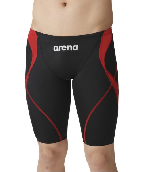 arena(アリーナ)/ARENA アリーナ スイミング メンズ 水着 レーシングスパッツ ハーフレッグ  ARN4022M/ブラック系1