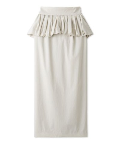 バルーンペプラムスカート