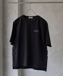 MAC HOUSE(women)/NAVY ネイビー 5分袖メッセージTシャツ 115426741/506042320