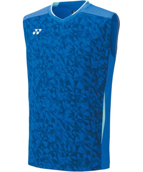 Yonex(ヨネックス)/Yonex ヨネックス テニス メンズゲームシャツ ノースリーブ  10524 002/ブルー