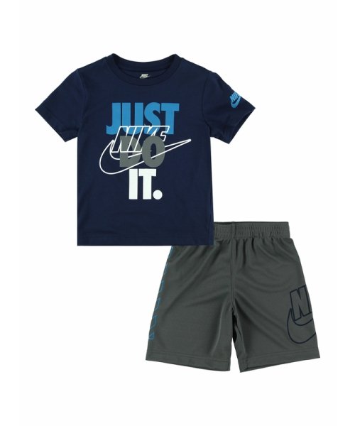 NIKE(ナイキ)/キッズ(105－120cm) セット商品 NIKE(ナイキ) NKB JDI MULTIBRAND SHORT SET/GRAY