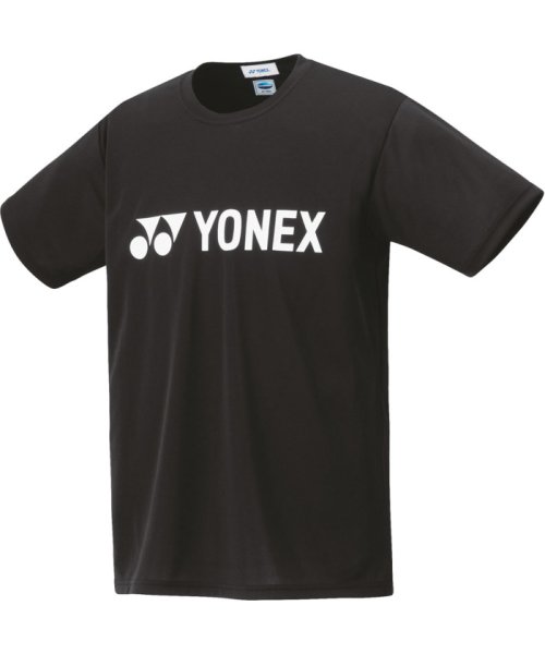 Yonex(ヨネックス)/Yonex ヨネックス テニス ユニドライTシャツ 半袖 Tシャツ ロゴ 練習着 メンズ レディ/ブラック