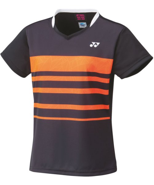 Yonex(ヨネックス)/Yonex ヨネックス テニス ウィメンズゲームシャツ ゲームシャツ 半袖 吸汗速乾 レディ/ブラック