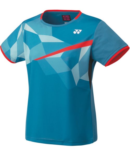 Yonex(ヨネックス)/Yonex ヨネックス テニス ウィメンズゲームシャツ スリム ゲームシャツ 半袖 吸汗速乾/ブルー