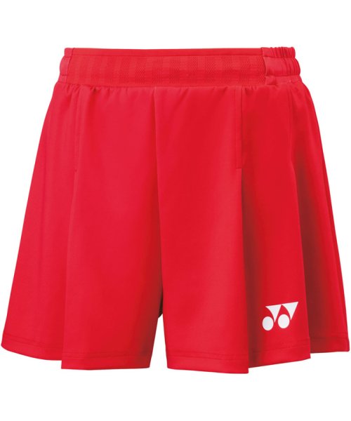 Yonex(ヨネックス)/Yonex ヨネックス テニス ウィメンズショートパンツ インナースパッツ付  25075 338/レッド