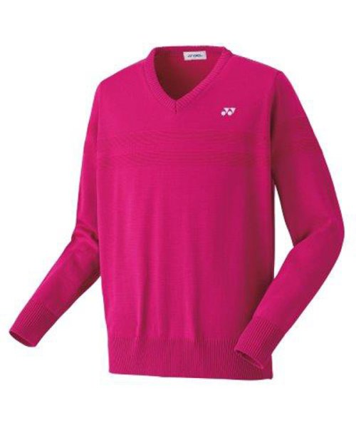Yonex(ヨネックス)/Yonex ヨネックス テニス ユニセーター セーター Vネック 暖かい メンズ レディース 3/ピンク