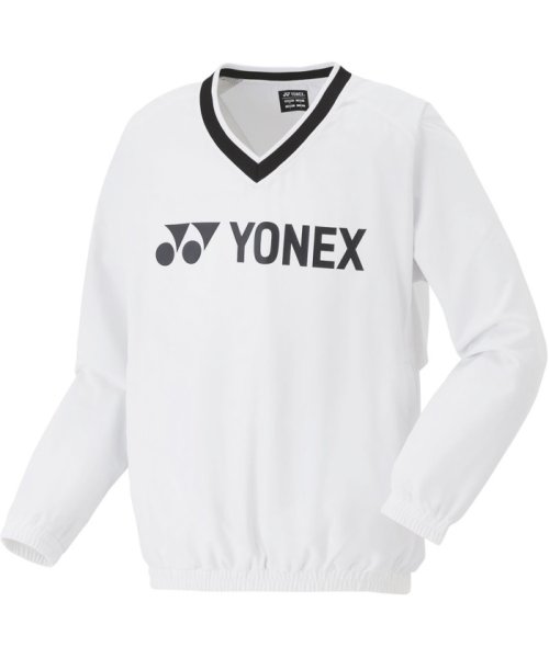 Yonex(ヨネックス)/Yonex ヨネックス テニス ユニ裏地付ブレーカー ウェア ブレーカー UVカット 撥水 制/ホワイト