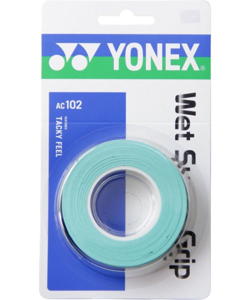 Yonex(ヨネックス)/Yonex ヨネックス テニス ウェットスーパーグリップ 3本入 グリップテープ ぐりっぷ /グリーン