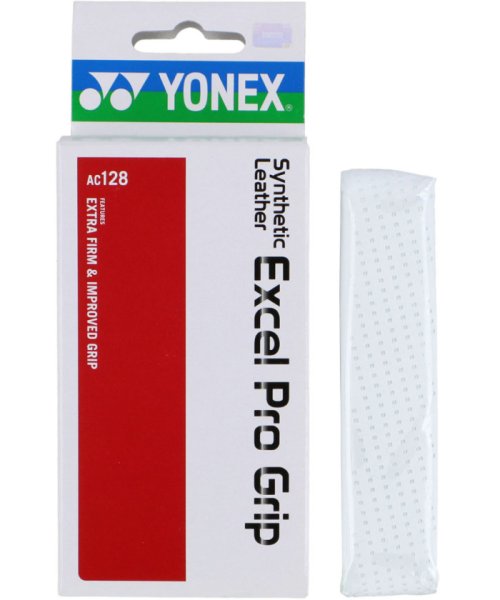 Yonex(ヨネックス)/Yonex ヨネックス テニス シンセティックレザーエクセルプログリップ グリップテープ /ホワイト