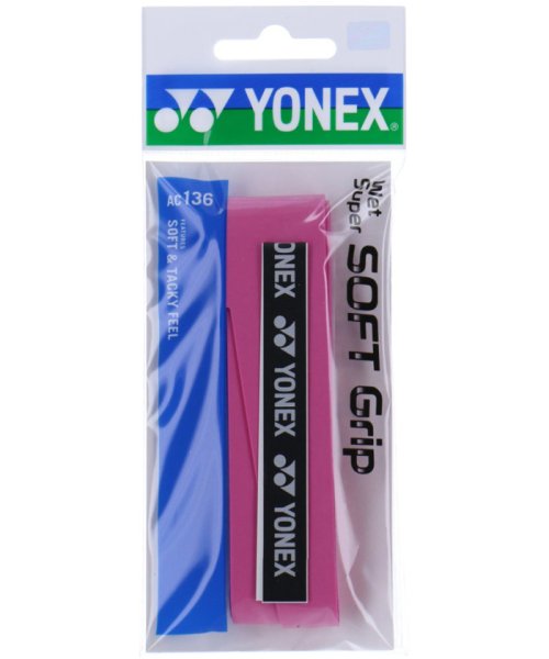 Yonex(ヨネックス)/Yonex ヨネックス テニス ウェットスーパーソフトグリップ グリップテープ ぐりっぷ /ピンク
