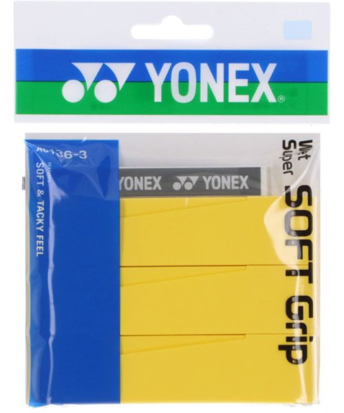 Yonex(ヨネックス)/Yonex ヨネックス テニス ウェットスーパーソフトグリップ AC1363 004/イエロー