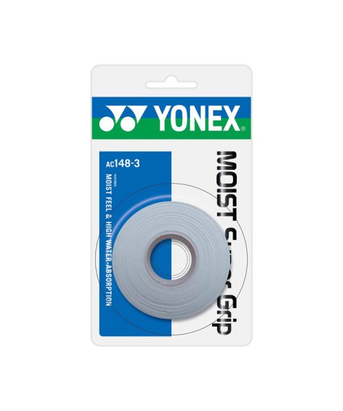 Yonex(ヨネックス)/Yonex ヨネックス テニス モイストスーパーグリップ 3本入り AC1483 011/ホワイト