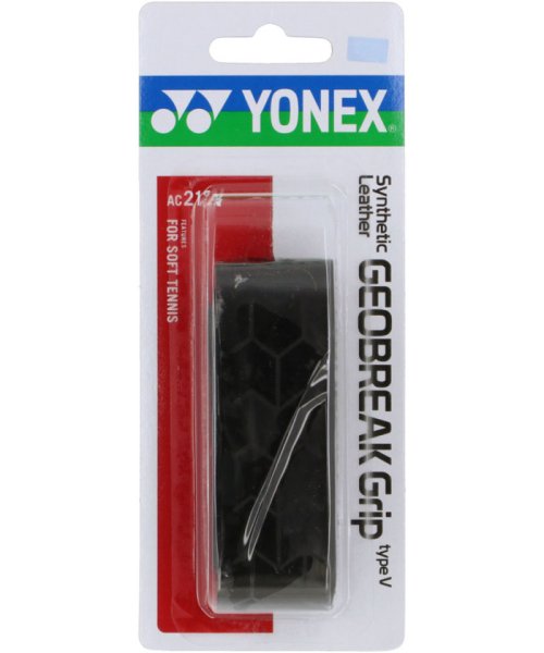 Yonex(ヨネックス)/Yonex ヨネックス テニス シンセティックレザー GEOBREAK グリップV レザー 長尺対応 /ブラック