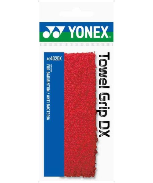 Yonex(ヨネックス)/Yonex ヨネックス バドミントン タオルグリップ DX 1本入  AC402DX 001/レッド