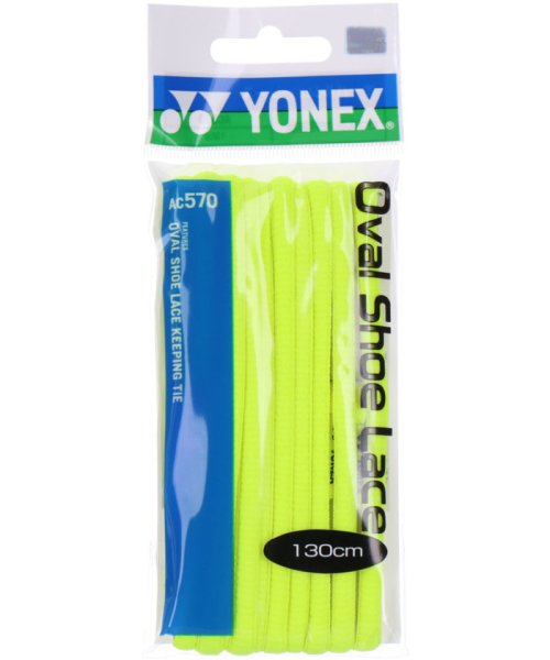 Yonex(ヨネックス)/Yonex ヨネックス テニス オーバルシューレース シューレース カラー紐 靴ひも シュー/イエロー