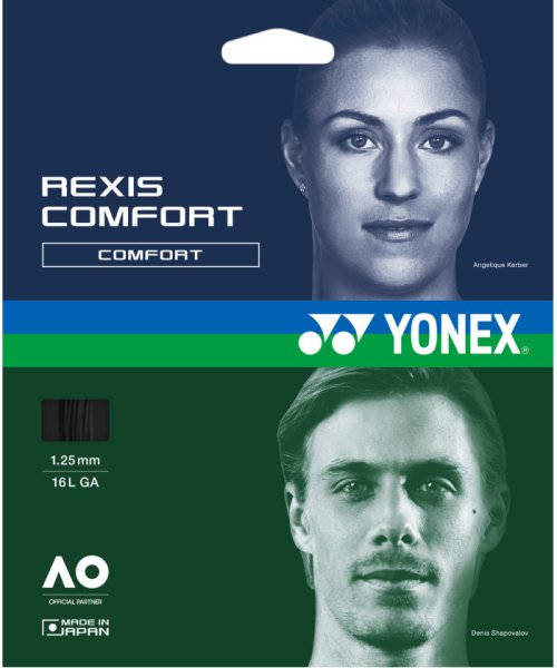 Yonex(ヨネックス)/Yonex ヨネックス テニス レクシスコンフォート125 ガット ストリング マルチフィラメ/ブラック