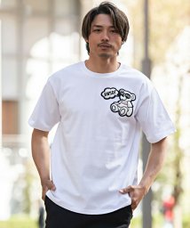 SB Select(エスビーセレクト)/RUMSODA ワッペン刺繍セミBIG半袖クルーTシャツ/ホワイト