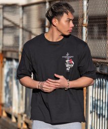 CavariA/CavariA クロスローズBIG半袖Tシャツ/506044439